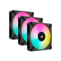 Corsair iCue AF120 RGB Elite CO-9050154-WW 120mm RGB Konrölcü Dahil Siyah 3`lü Fan Seti