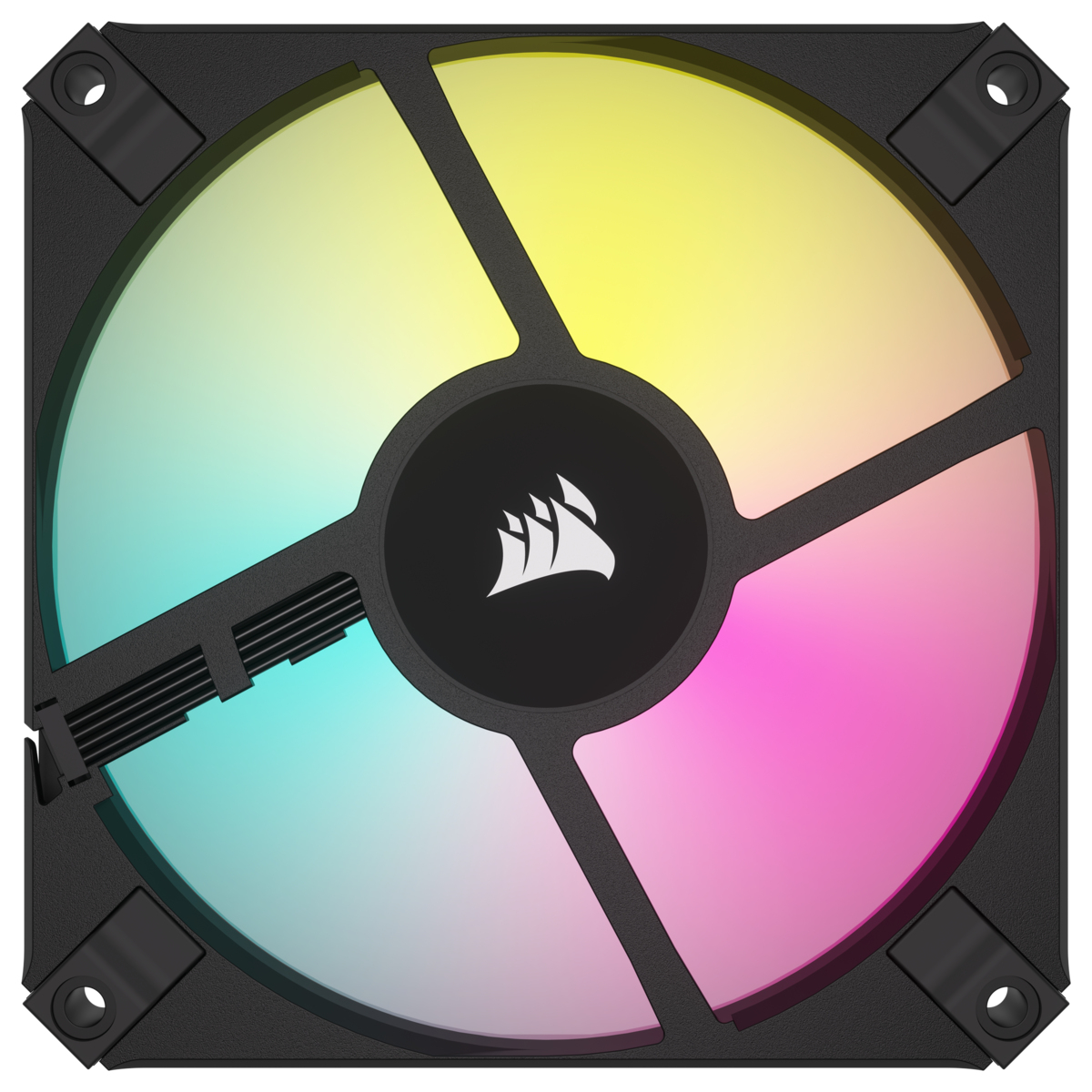 Corsair iCue AF120 RGB Slim CO-9050163-WW 120mm PWM Siyah İkili Kasa Fanı