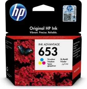 HP 3YM74AE (653) 3 Renkli Mürekkep Kartuşu 200 Sayfa