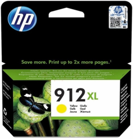 HP 3YL83AE (912XL) Yüksek Kapasiteli Sarı Mürekkep Kartuş 825 Sayfa