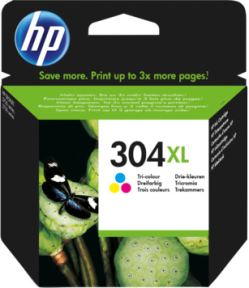 HP N9K07AE (304XL) Üç Renkli Mürekkep Kartuş 300 Sayfa