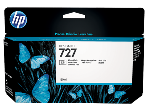 HP B3P23A (727) Fotoğraf Siyahı 130 ml Geniş Format Mürekkep Kartuş