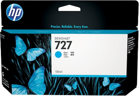 HP B3P19A (727) Mavi 130 ml Geniş Format Mürekkep Kutusu