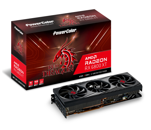 POWERCOLOR RED DRAGON AXRX 6800XT 16GBD6-3DHR/OC 16GB GDDR6 256Bit DX12 Gaming (Oyuncu) Ekran Kartı