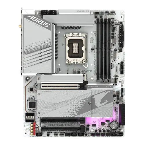 Gigabyte Z790 AORUS ELITE AX ICE Intel Z790 Soket 1700 DDR5 7600(OC)MHz ATX Gaming (Oyuncu) Anakart