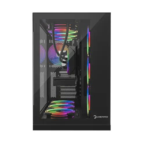 GamePower WarCry Evo ARGB Temper Cam TYPE-C 120mm PWM Fan ATX Gaming Kasa