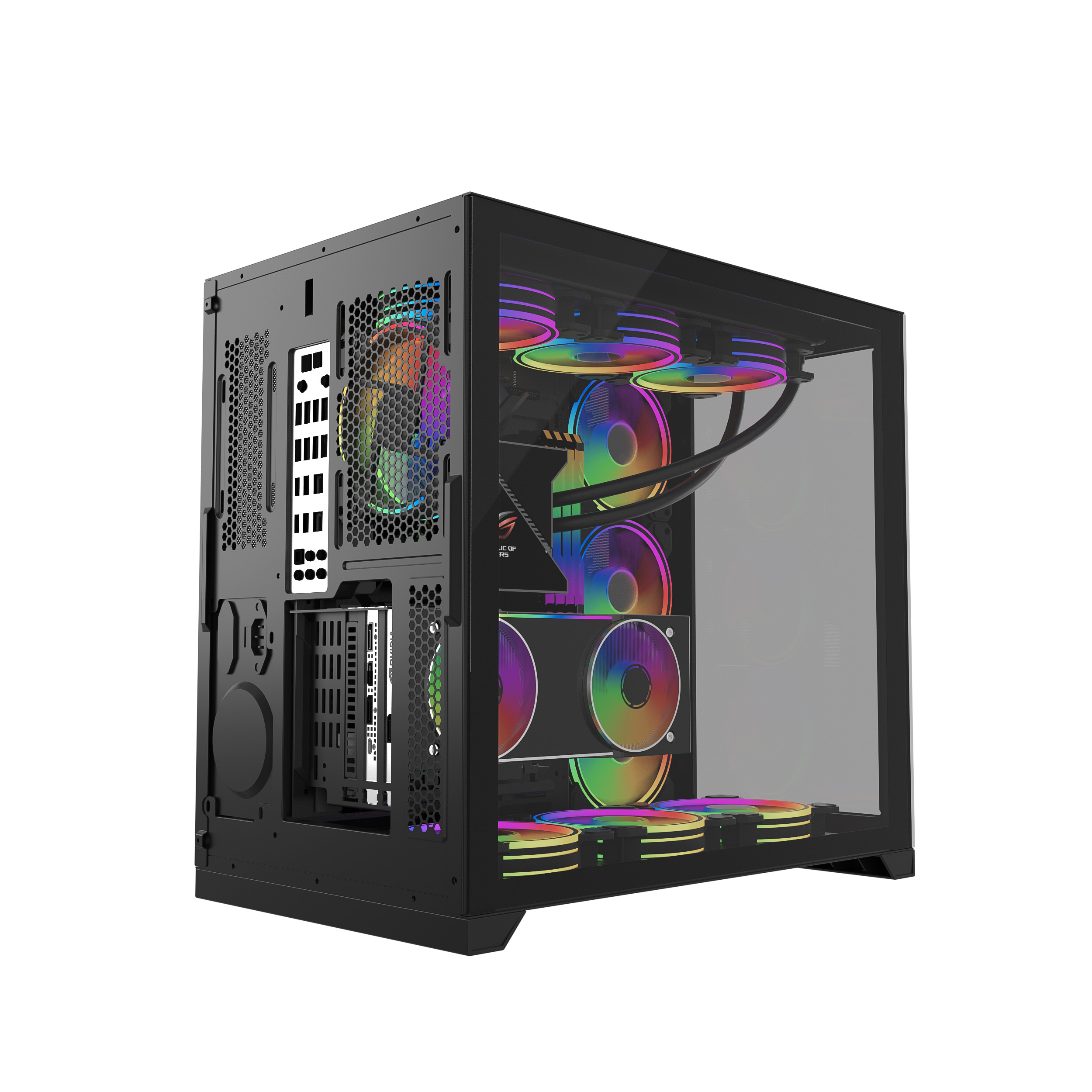 GamePower WarCry Evo ARGB Temper Cam TYPE-C 120mm PWM Fan ATX Gaming Kasa