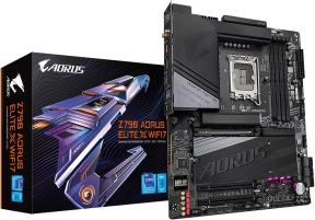 Gigabyte Z790 AORUS ELITE X WIFI7 Intel Z790 Soket 1700 DDR5 8266(OC)MHz ATX Gaming (Oyuncu) Anakart