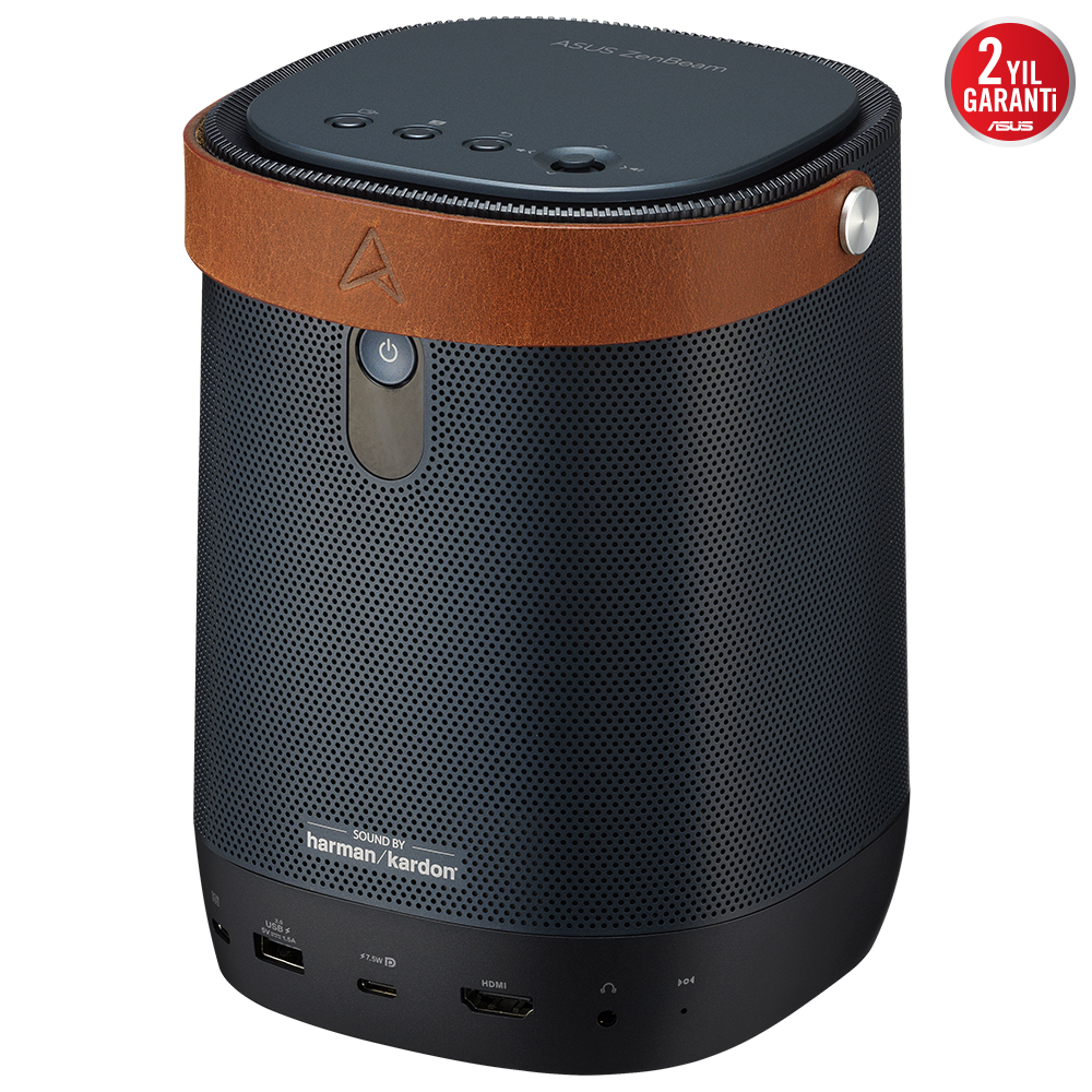 ASUS Zenbeam Latte L2 Smart 960 1080P Harman Kardon Android 10 TV Box Taşınabilir LED 800ANSI Lümen Projeksiyon