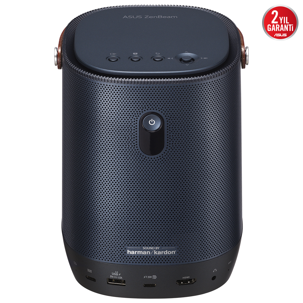 ASUS Zenbeam Latte L2 Smart 960 1080P Harman Kardon Android 10 TV Box Taşınabilir LED 800ANSI Lümen Projeksiyon