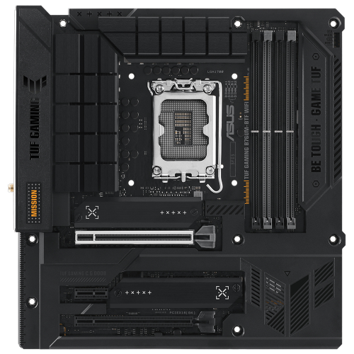 ASUS TUF Gaming B760M-BTF WIFI D5 Intel B760 Soket 1700 DDR5 7200(OC)MHz mATX Gaming (Oyuncu) Anakart