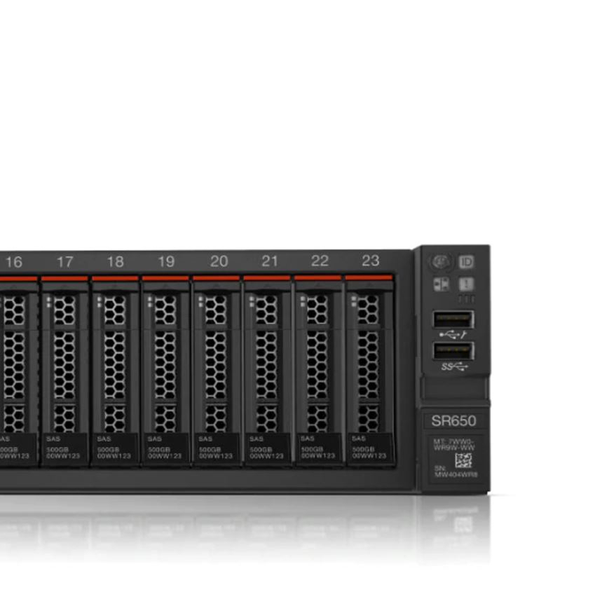 Lenovo Server 7X06A0PSEA Thinksystem SR650 Intel Xeon Silver 4210R 2.4GHz 32GB 2933MHz Sunucu