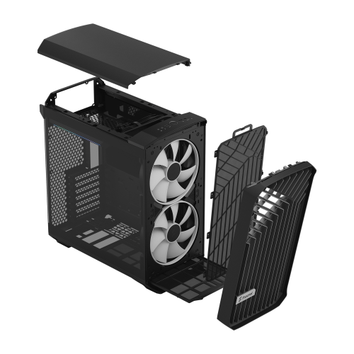 Fractal Design Torrent Compact FD-C-TOR1C-02 Temperli Siyah RGB Gaming (Oyuncu) Kasa