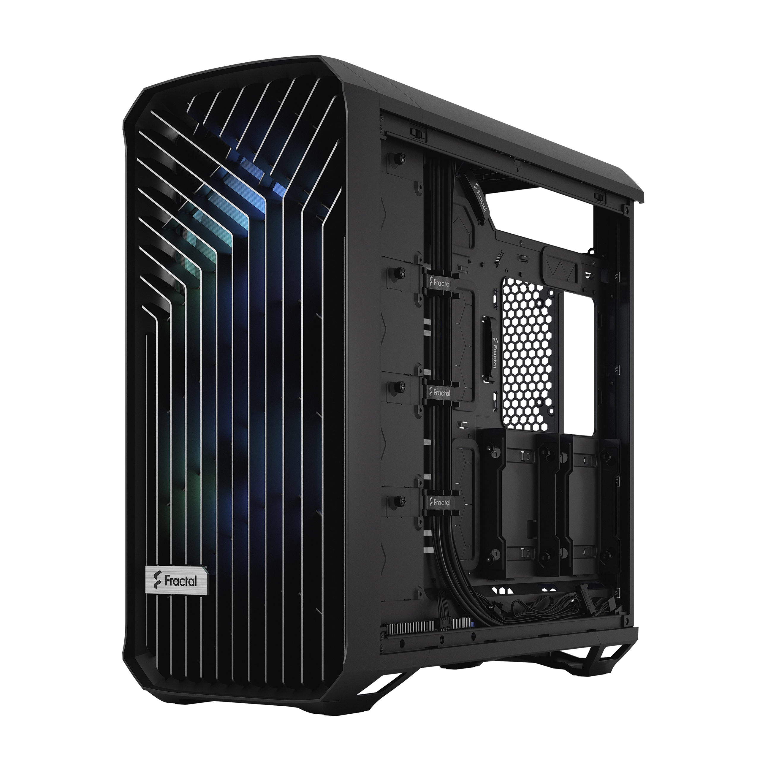 Fractal Design Torrent FD-C-TOR1A-04 Temperli Siyah RGB Gaming (Oyuncu) Kasa