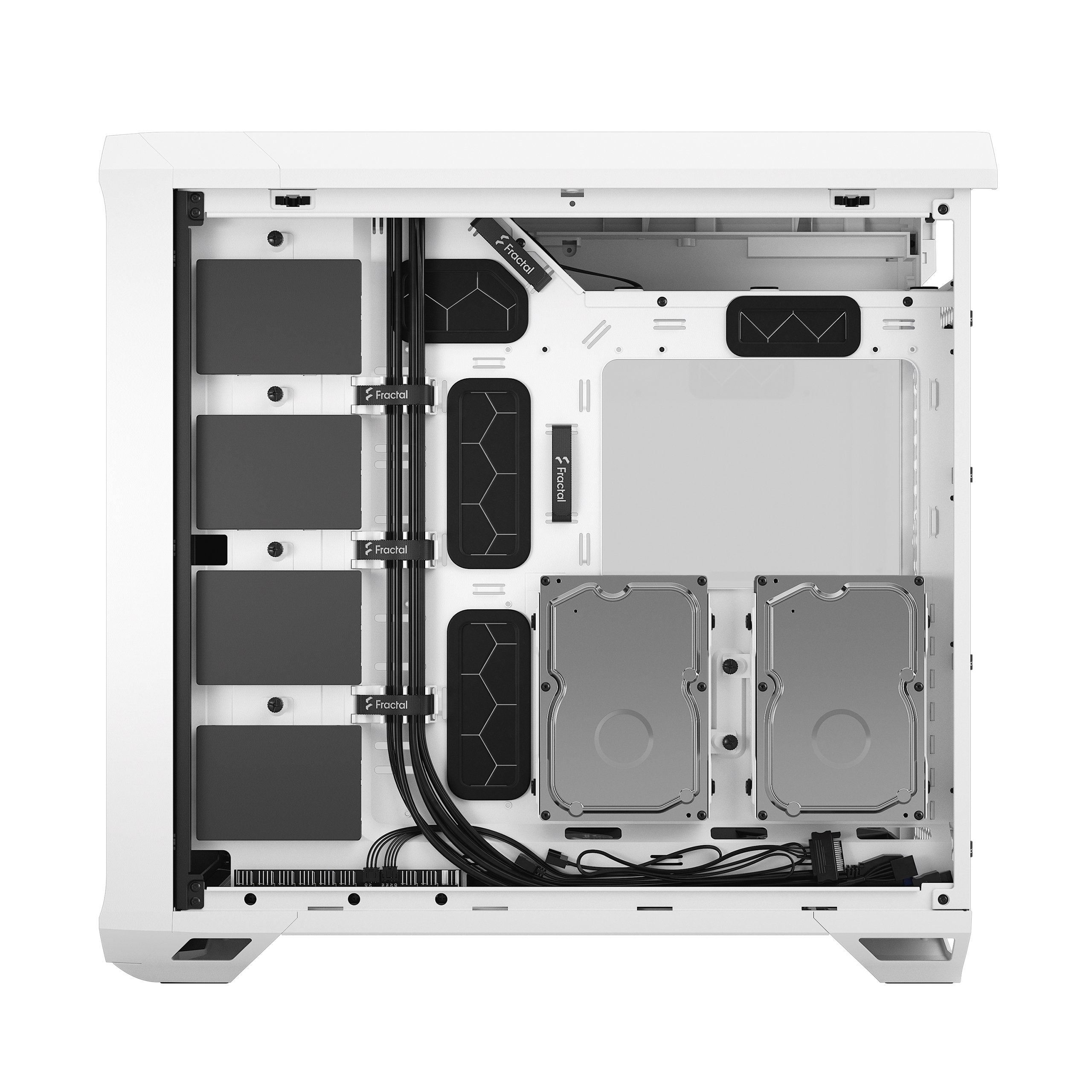 Fractal Design Torrent FD-C-TOR1A-07 Temperli Beyaz RGB Gaming (Oyuncu) Kasa