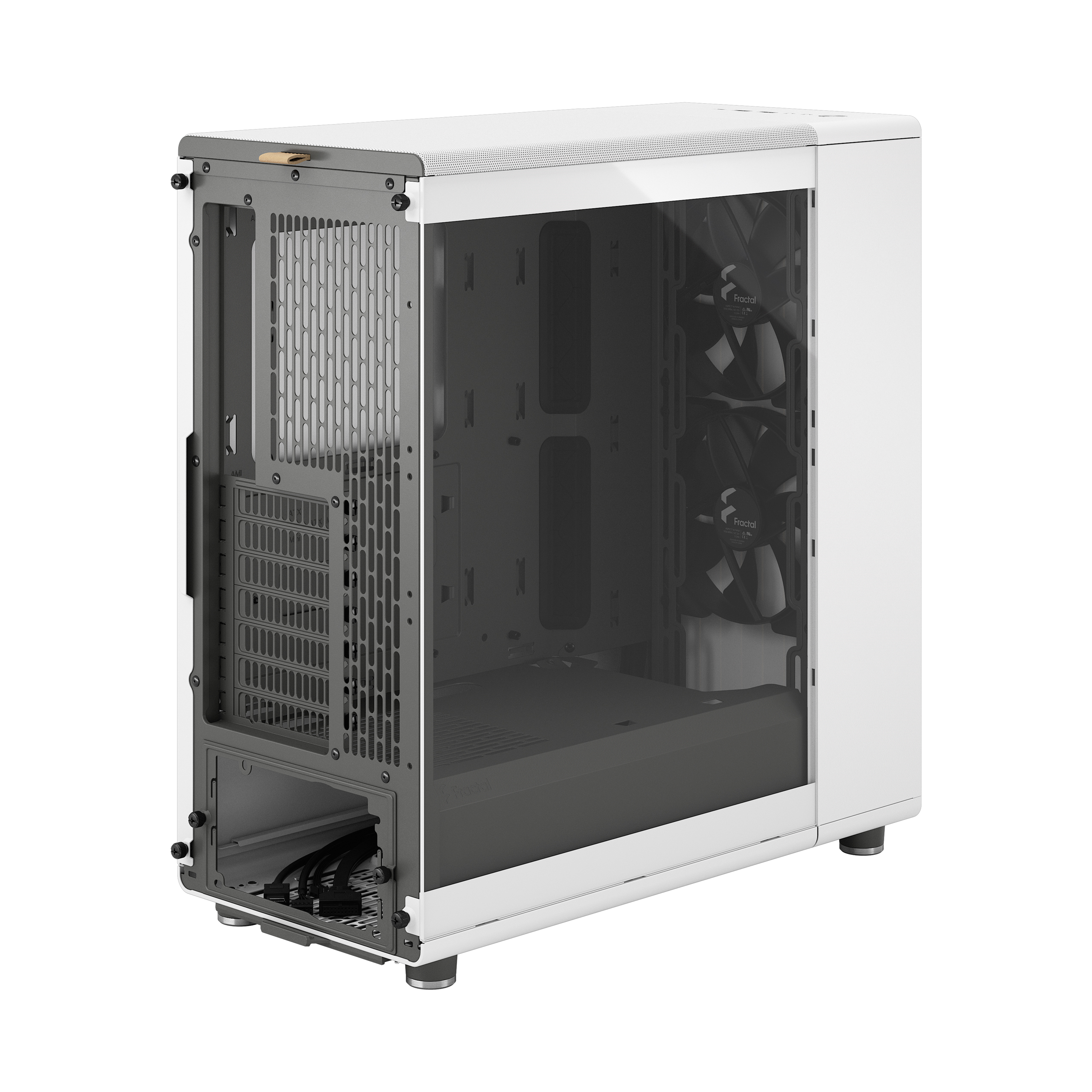 Fractal Design North FD-C-NOR1C-04 Beyaz Temperli Cam Gaming (Oyuncu) Kasa