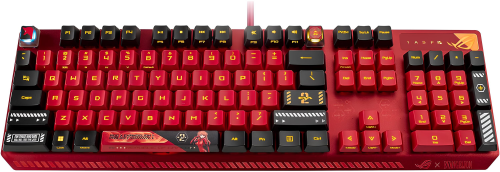 Asus ROG Strix Scope RX Red Optik Switch EVA-02 Edition RGB Kablolu Gaming (Oyuncu) Klavyesi