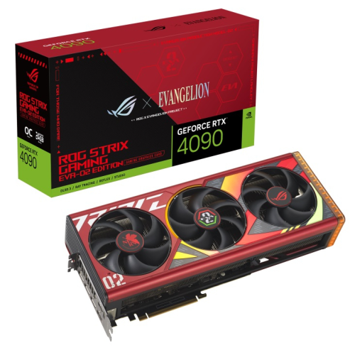 ASUS ROG Strix GeForce RTX 4090 OC ROG-STRIX-RTX4090-O24G-EVA-02-EDITION 24GB GDDR6X 384Bit DX12 DLSS 3 Gaming (Oyuncu) Ekran Kartı