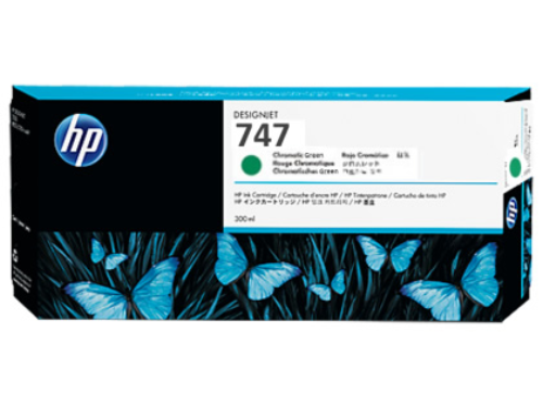 HP P2V84A (747) 300ml Kromatik Yeşil Geniş Format Mürekkep Kartuş