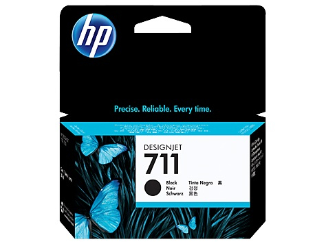 HP CZ129A (711) Siyah 38ml Geniş Format Mürekkep Kartuş