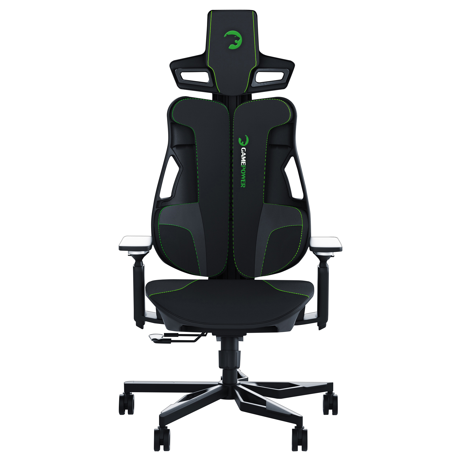 GamePower Throne Siyah-Yeşil Gaming Oyuncu Koltuğu