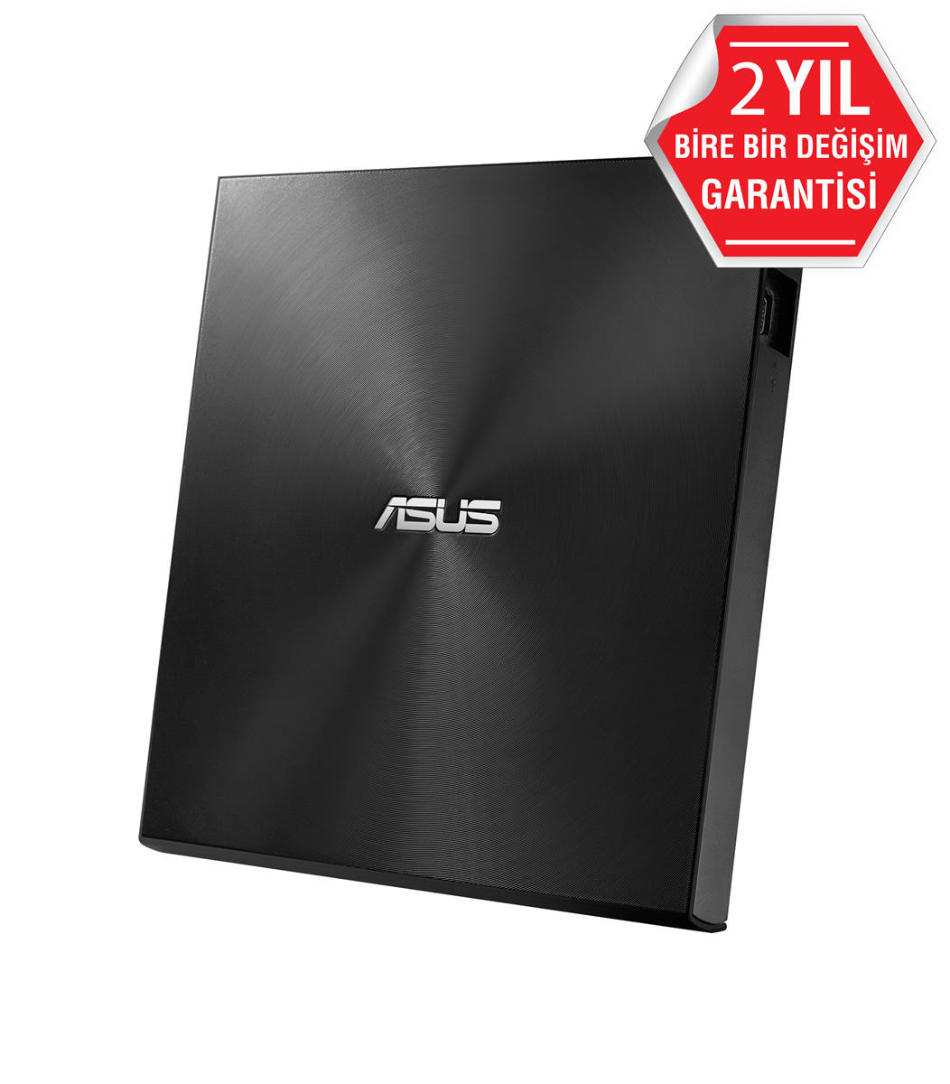Asus ZenDrive U8M SDRW-08U9M-U Type-C ve USB 2.0 Destekli Siyah CD/DVD Yazıcı