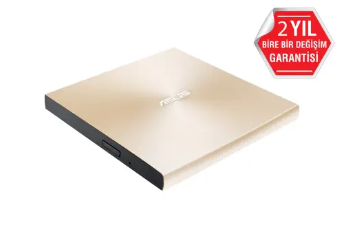 Asus ZenDrive U8M SDRW-08U9M-U Type-C ve USB 2.0 Destekli Gold CD/DVD Yazıcı