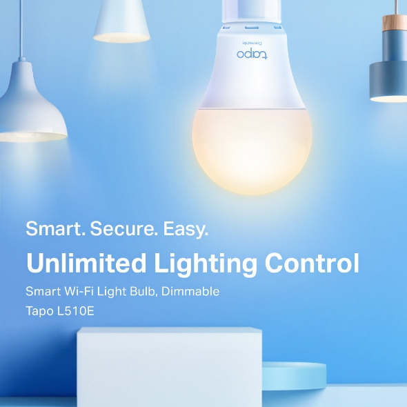TP-Link Tapo L510E Ayarlanabilir Işık Seviyeli Akıllı Wi-Fi İkili Led Ampul