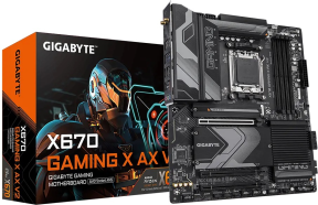 Gigabyte X670-GAMING-X-AX V2 AMD X670 Soket AM5 DDR5 8000(OC)MHz ATX Gaming (Oyuncu) Anakart