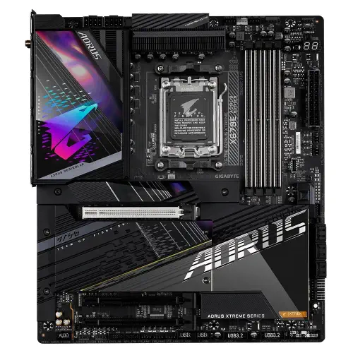 Gigabyte X670E-AORUS-XTREME AMD X670 Soket AM5 DDR5 8000(OC)MHz E-ATX Gaming (Oyuncu) Anakart