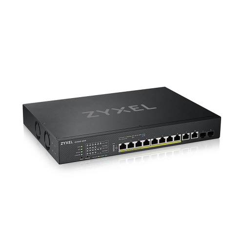 Zyxel Nebula XS1930-12HP 8 Port Multi-Gigabit Smart Managed Hybrid UPOE 375W Yönetilebilir Switch 