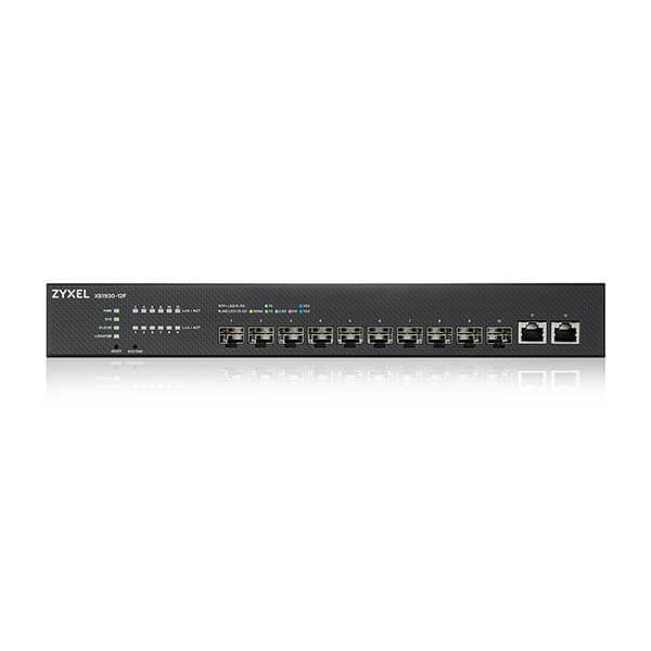 Zyxel Nebula XS1930-12F 10 Port 10G Multi-Gig Porta Sahip 10 Port 10G Lite-L3 Akıllı Yönetilen Fiber Switch