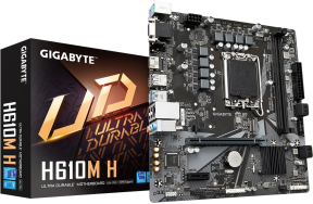 Gigabyte H610M-H DDR5 Intel H610 Soket 1700 DDR5 5600MHz mATX Gaming (Oyuncu) Anakart