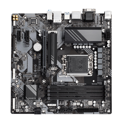 Gigabyte B760M-DS3H-DDR5 Intel B760 Soket 1700 DDR5 7600MHz mATX Gaming (Oyuncu) Anakart