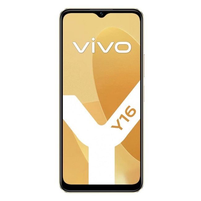 Vivo Y16 64GB 4GB RAM Işıltılı Altın Cep Telefonu – Vivo Türkiye Garantili