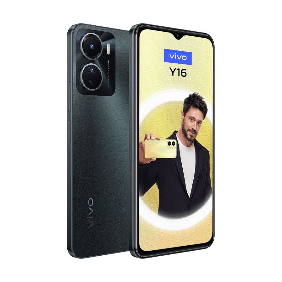 Vivo Y16 64GB 4GB RAM Yıldızlı Gece Siyahı Cep Telefonu – Vivo Türkiye Garantili