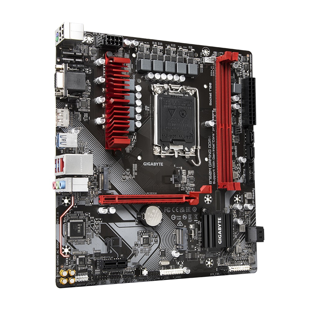 Gigabyte B760M-GAM-DDR4 Intel B760 Soket 1700 DDR4 5333MHz mATX Gaming (Oyuncu) Anakart