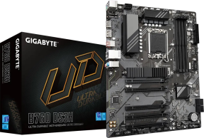 Gigabyte B760-DS3H-DDR5 Intel B760 Soket 1700 DDR5 7600MHz ATX Gaming (Oyuncu) Anakart