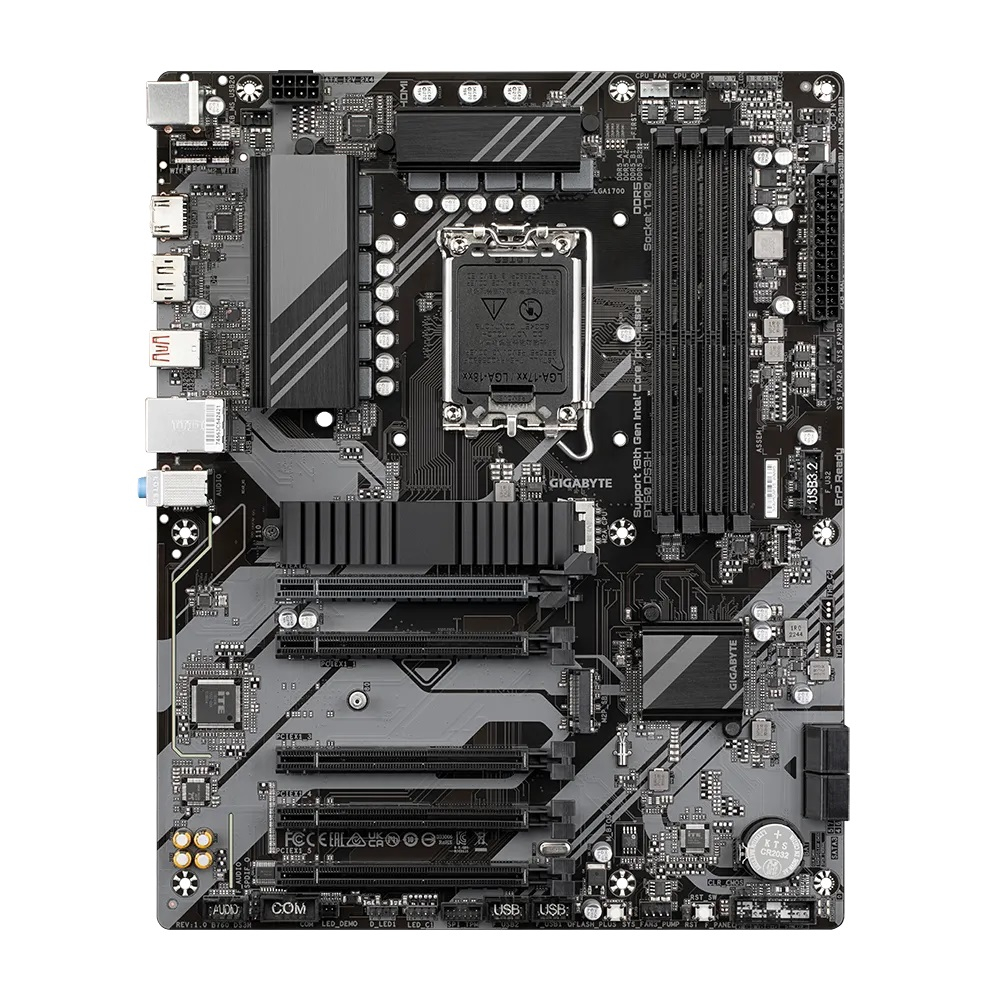 Gigabyte B760-DS3H-DDR5 Intel B760 Soket 1700 DDR5 7600MHz ATX Gaming (Oyuncu) Anakart