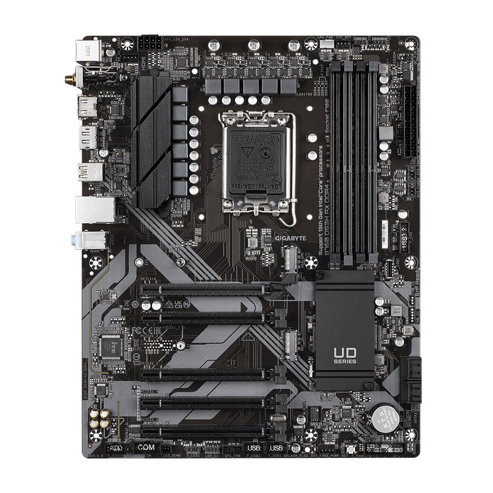 Gigabyte B760-DS3H-AX-DDR4 Intel B760 Soket 1700 DDR4 5333MHz ATX Gaming (Oyuncu) Anakart