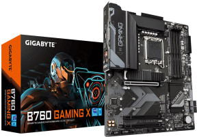 Gigabyte B760-GAM-X-DDR5 Intel B760 Soket 1700 DDR5 7600MHz ATX Gaming (Oyuncu) Anakart