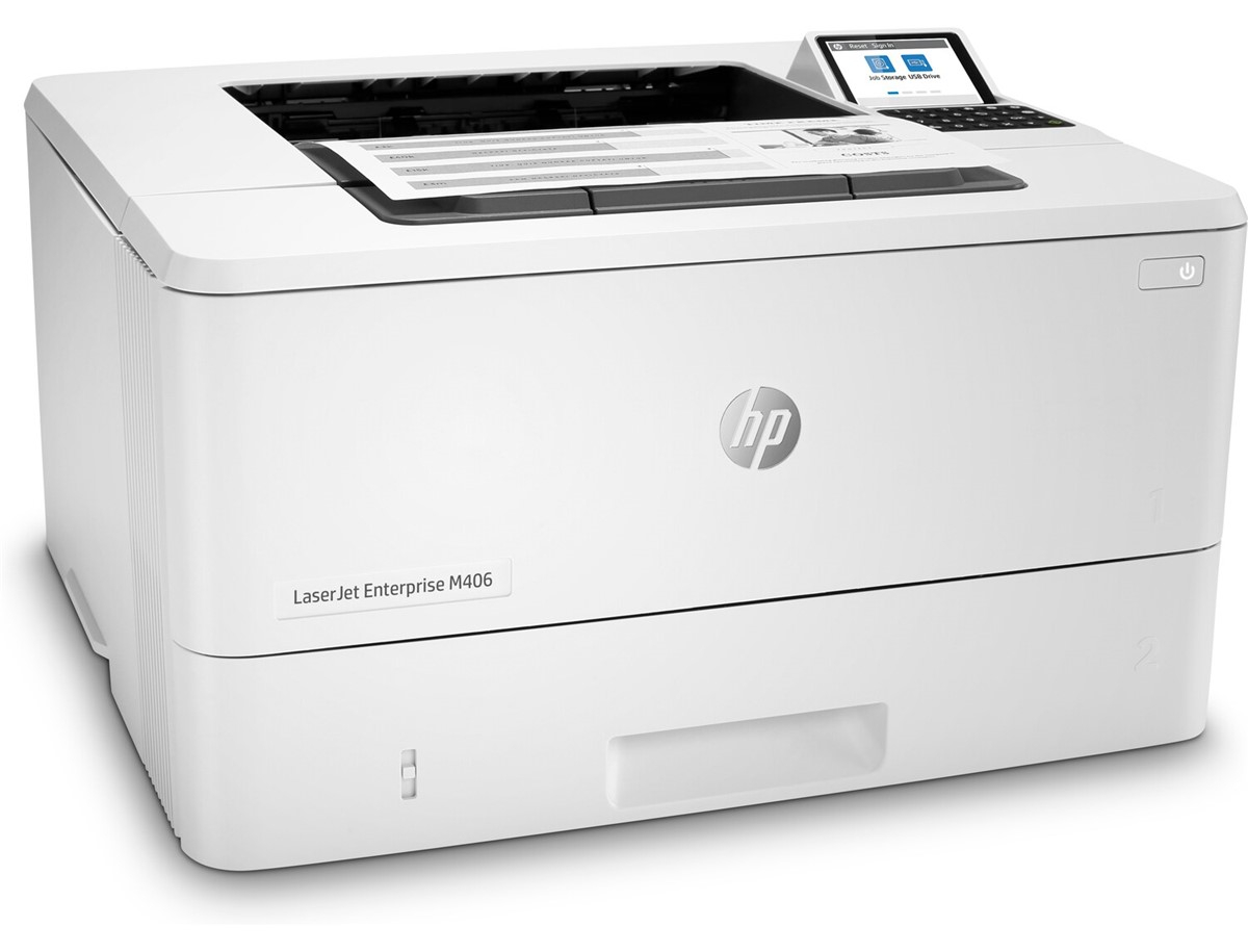 HP Laserjet Enterprise M406DN 3PZ15A Tek Fonksiyonlu Siyah Lazer Yazıcı 42PPM