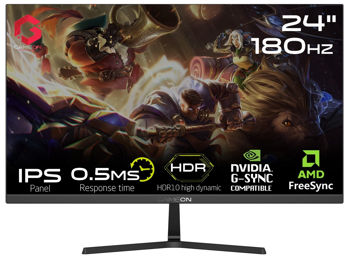 Gameon Pro GOPS24180IPS 24″ IPS 0.5ms 180Hz Gaming (Oyuncu) Monitör