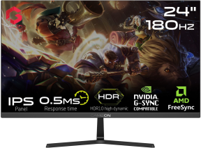 Gameon Pro GOPS24180IPS 24″ IPS 0.5ms 180Hz Gaming (Oyuncu) Monitör