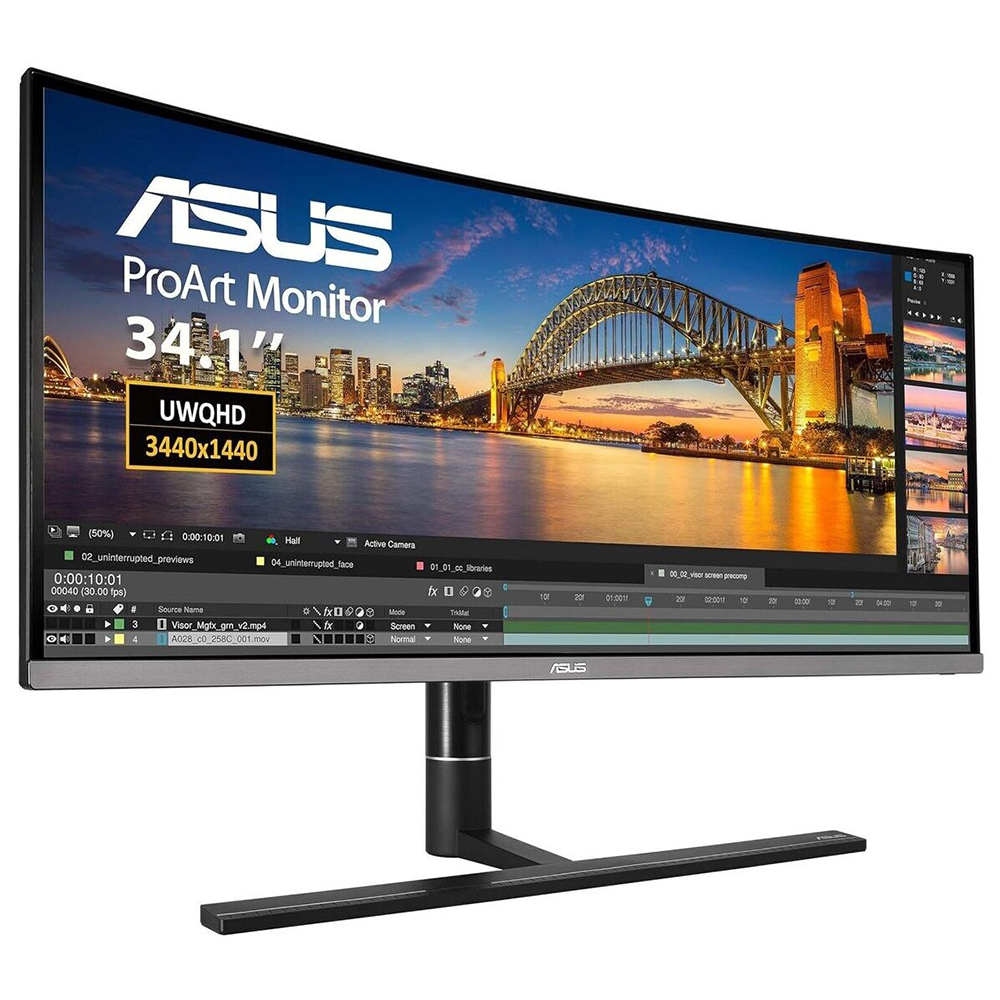 Asus ProArt PA34VC 34″ 5ms 100Hz Adaptive-Sync Flicker-Free IPS UWQHD Curved Monitör