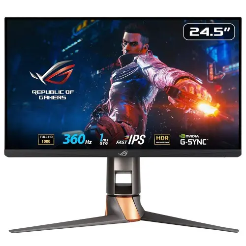 Asus ROG Swift 360Hz PG259QN 24.5″ 1ms 360Hz G-Sync IPS Full HD Gaming (Oyuncu) Monitör