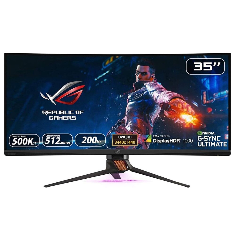 Asus Rog Swift PG35VQ 35″ 2ms 200Hz Nvidia G-Sync Flicker-Free VA Ultra-Wide QHD (3440x1440) Curved Gaming Monitör