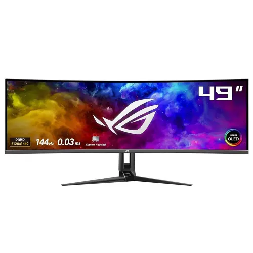 ASUS ROG Swift PG49WCD 49″ 144Hz 0.03ms G-Sync QD-OLED Full HD Gaming (Oyuncu) Monitör 
