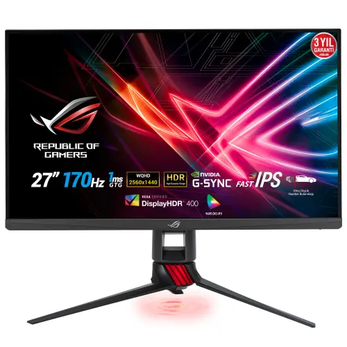 Asus ROG Strix XG279Q 27″ 1ms 170Hz G-Sync IPS WQHD Gaming (Oyuncu) Monitör
