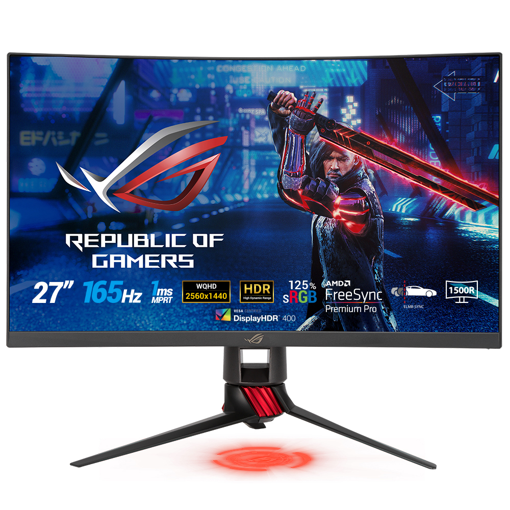 Asus ROG Strix XG27WQ 27″ 1ms 165Hz FreeSync Premium Pro WQHD VA Curved Gaming Monitör